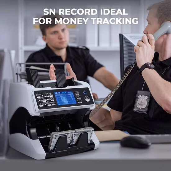 Conta de valor misturado da multi moeda que conta o contador do dinheiro do valor do Cis da máquina